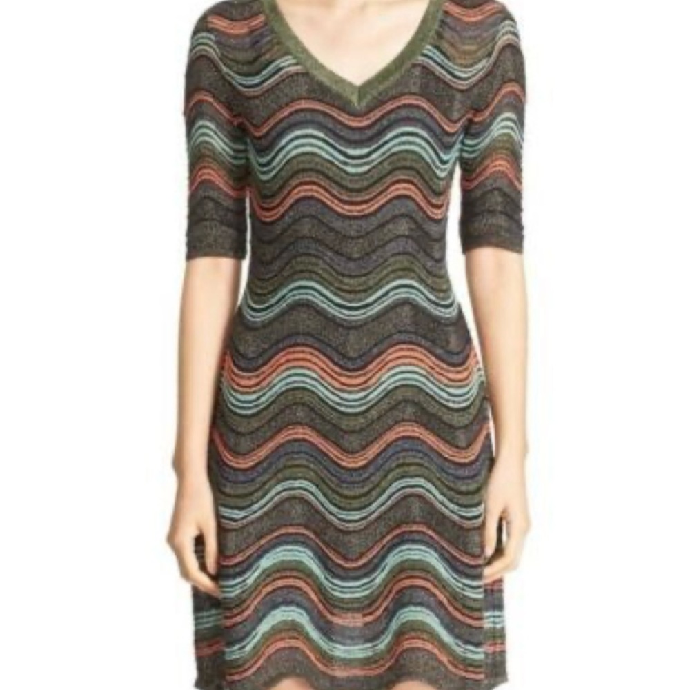 Missoni Multicolor Striped Knit Dress